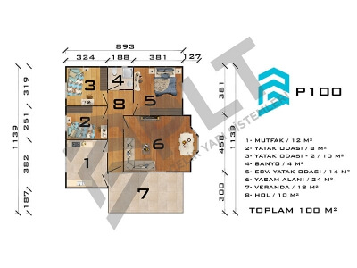 P100 Tek Katlı Prefabrik