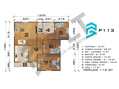 P113 Tek Katlı Prefabrik