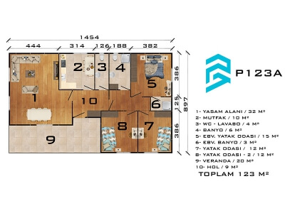 P123A Tek Katlı Prefabrik