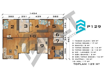 P129 Tek Katlı Prefabrik