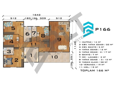 P166 Tek Katlı Prefabrik