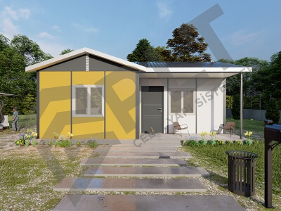 P40B Single Storey Prefabricated House