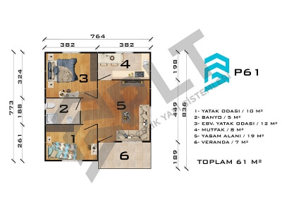 P61 Single Storey Prefabricated House