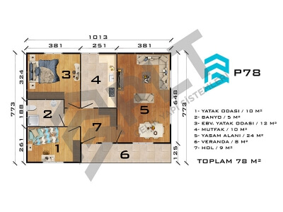 P78 Single Storey Prefabricated House