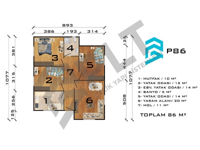 P86 Single Storey Prefabricated House