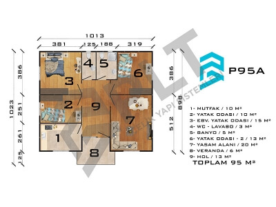 P95A Single Storey Prefabricated House