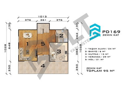 PD169 Çift Katlı Prefabrik